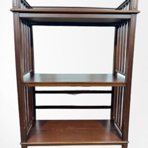 Estantería de caoba antigua